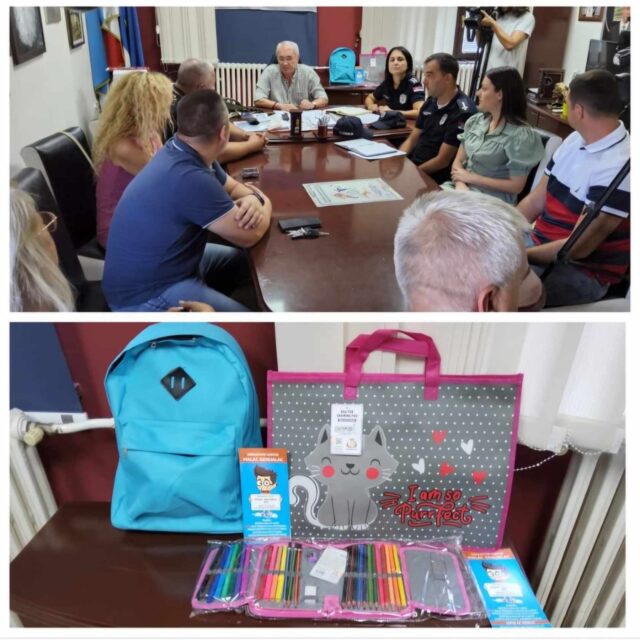 GO Crveni krst prvacima poklonila rančeve i školski pribor GO Crveni krst prvacima poklonila rančeve i školski pribor