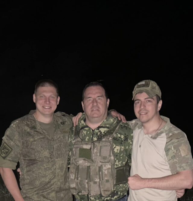 Nenad Stanković i ruski vojnici