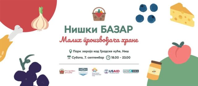 Bazar malih proizvođača hrane u Nišu