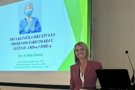 Doc. dr Maja Živković o žutoj mrlji na nacionalnom kongresu