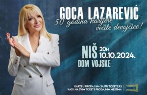 VELIKA ZLATNA TURNEJA FOLK DIVE GOCE LAZAREVIĆ: Krećemo iz Niša! Goca Lazarević