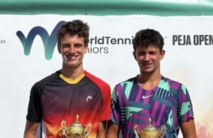 UROŠ ŽIVKOVIĆ (TAŽ) I MARKO DRAGOVIĆ (TAŽ) SU ŠAMPIONI DUBLA NA ITF TURNIRU Marko Dragović (TAŽ) i Uroš Živović (TAŽ), šampioni dubla