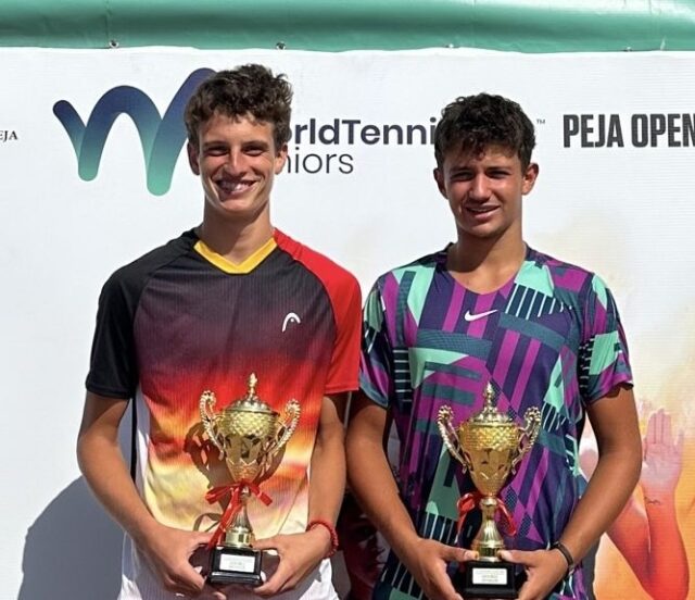 Marko Dragović (TAŽ) i Uroš Živović (TAŽ), šampioni dubla