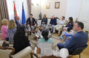 Prijem za profesora Stefana Pilota, velikog prijatelja Srbije Prijem za profesora Stefana Pilota