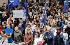 Protest prosvetara u Nišu