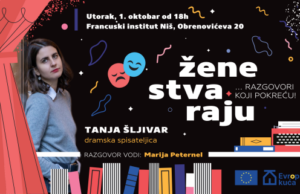 Žene stvaraju, razgovori koji pokreću sa Tanjom Šljivar Žene stvaraju