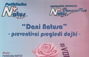 „DANI NATUSA“ – PREVETNIVNI PREGLEDI DOJKI Dani Natusa