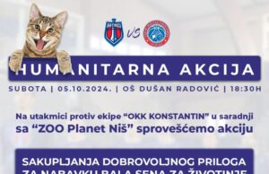 Niški košarkaški derbi donosi i humanitarnu akciju za pomoć životinjama Humanitarna akcija