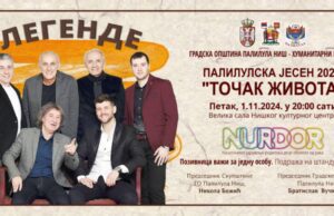 Humanitarni koncert „Legendi” u NKC-u za pomoć NURDOR-u Humanitarni koncert Gradska opština Palilula