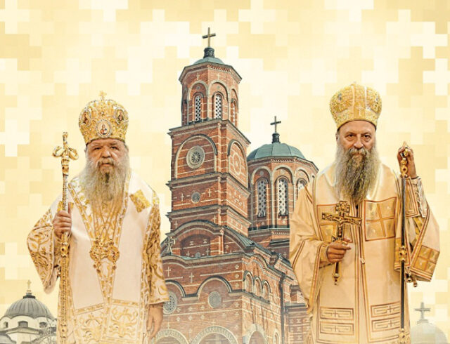 Patrijarh srpski Porfirije i Arhiepiskop Stefan Patrijarh srpski Porfirije i Arhiepiskop Stefan