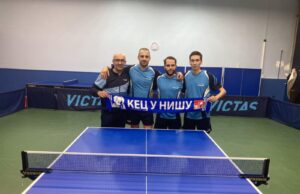 Stonoteniseri Železničara na vrhu tabele bez poraza Železničar“ iz Niša