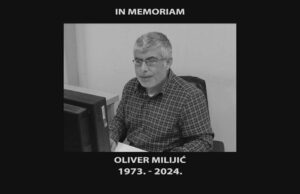 Iznenada nas je napustio naš kolega novinar i književnik Oliver Milijić Oliver Milijić