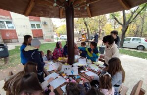 Medena radionica: U jesenjoj atmosferi druženje mališana kao nekada Park složnih komšija