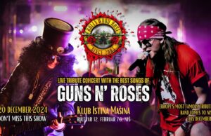 Nezaboravno rok veče: Mađarski Guns n’ Roses tribjut bend dolazi u Niš Guns n’ Roses tribjut bend