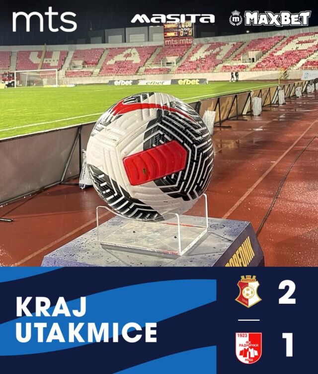 Napredak Kruševac 2 - 1 Radnički Niš Napredak Kruševac 2 - 1 Radnički Niš