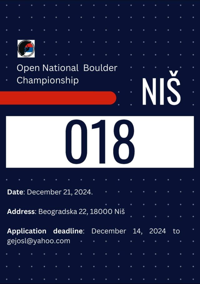 Otvoreno državno prvenstvo u sportskom penjanju Otvoreno državno prvenstvo u sportskom penjanju