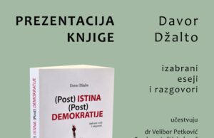 Davor Džalto, jedan od najznačajnijih savremenih filozofa, predstavlja knjigu u Nišu Promocija knjige Davor Džalto