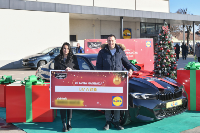 Uručena nagrada dobitniku Lidl Deluxe nagradne igre