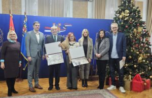 Ljubomiru Živkovu i Dragani Todoreskov uručene književne nagrade „Stevan Sremac” Uručenje književne nagrade Stevan Sremac