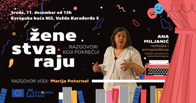 Žene stvaraju, razgovori koji pokreću sa Anom Miljanić