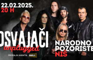 Akustični koncert benda Osvajači u Narodnom pozorištu Osvajači