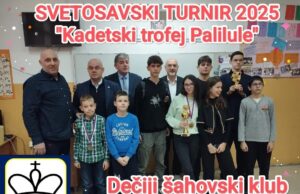 Svetosavski turnir u šahu: Kadeti se bore za Trofej Palilule Svetosavski turnir u šahu