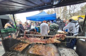 Dani porodice u Niškoj Banji: Za posetioce najveća atrakcija vo na ražnju Vo na ražnju