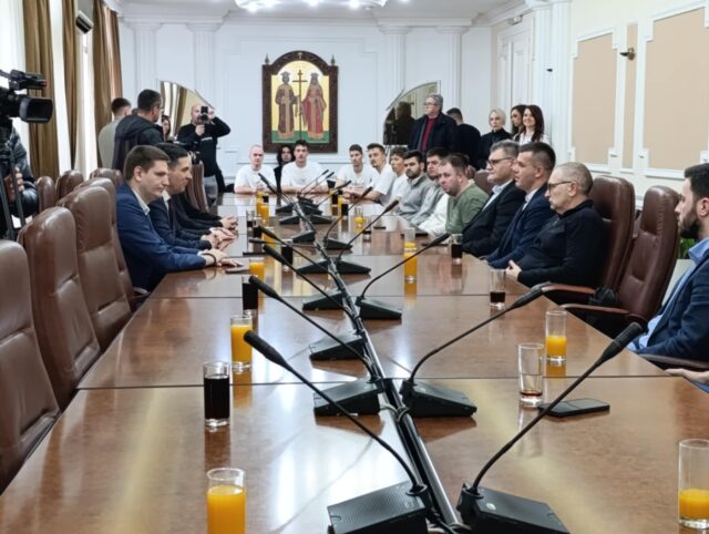 Prijem za delegaciju KSS-a u Gradskoj kuć