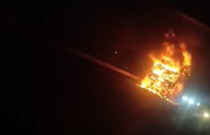 Izgoreo kamion na auto-putu kod motela Nais Zapalio se kamion