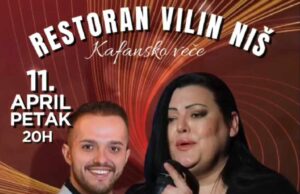 Restoran „Vilin” Kafansko veče uz nastup Stefana Petrovića Kosmajca i Bojane Barjaktarević Humanitarno kafansko veče