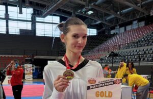 Iva Brajović iz TKD Asteriks zlatna na G1 turniru u Skoplju Iva Brajović