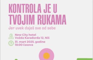 Kontrola je u tvojim rukama: Panel diskusija o zdravlju žena danas u Nišu Kontrola je u tvojim rukama
