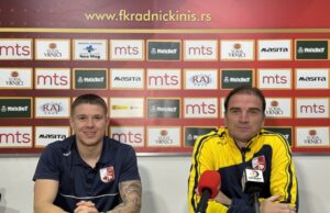 Dobrašinović: Kup je veoma značajan za nas Milorad Stajić i Siniša Dobrašinović