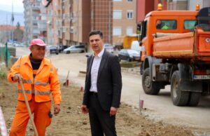 Gradonačelnik Dragoslav Pavlović obiša radove u Gospodskoj ulici na Panteleju Pavlovič obilazak u Gospodskoj ulici