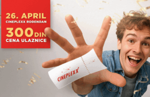Kraj aprila znači samo jedno – Cineplexx slavi rođendan! Cineplexx