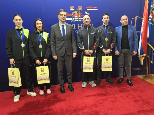 Svečani prijem za osvajače medalja STK Železničar i Josip Kolumbo