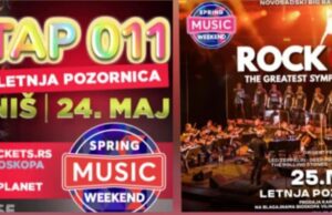 SPRING MUSIC WEEKEND 24. I 25. MAJA NA LETNJOJ POZORNICI U TVRĐAVI SPRING MUSIC WEEKEND