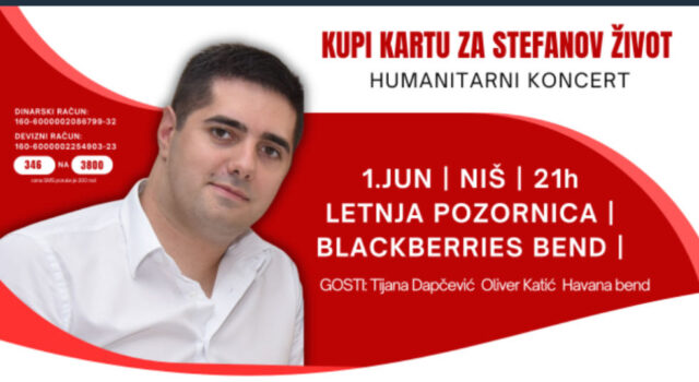 Humanitarni koncert za Stefanov život