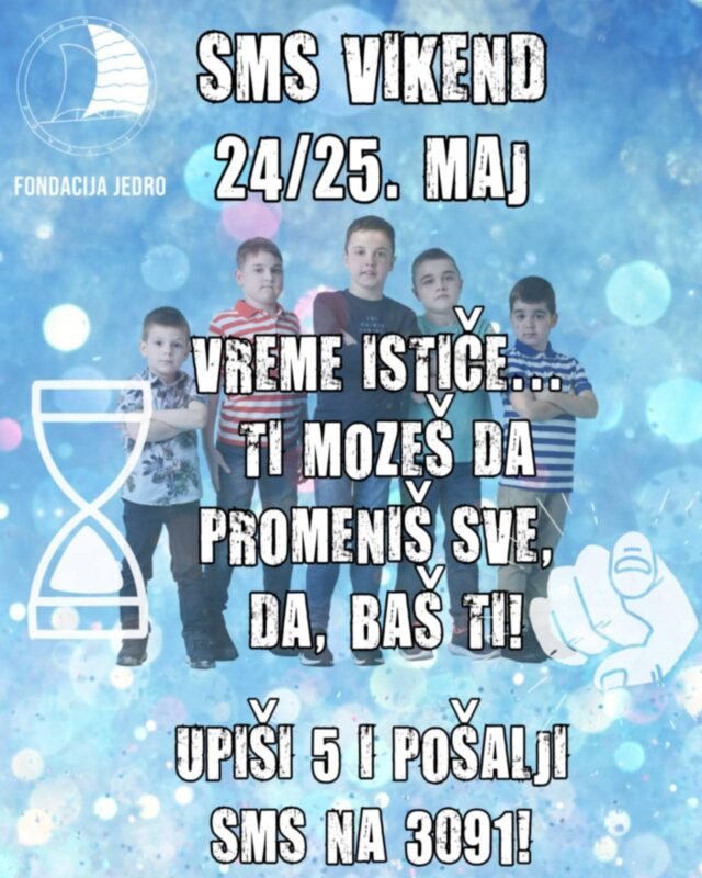 Jedro sms vikend 24-25. maj