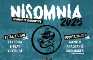 Yu Grupa, E-play, Ana Stanić i niški bendovi nastupaju na Nisomniji 2025 Nisomnijia 2025
