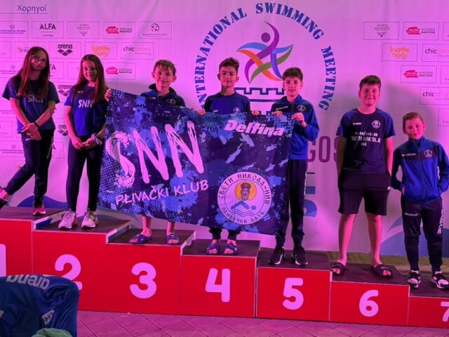 Plivači kluba Sveti Nikola iz Niša