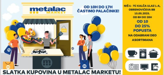 Slatka kupovina 15. maja u Metalac Marketu