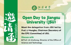 Dan otvorenih vrata Điangsu Univerziteta sutra na Univerzitetu u Nišu Dan otvorenih vrata Điangsu Univerziteta u Nišu