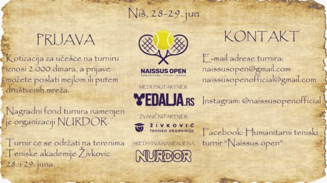 Humanitarni teniski turnir Naissus open