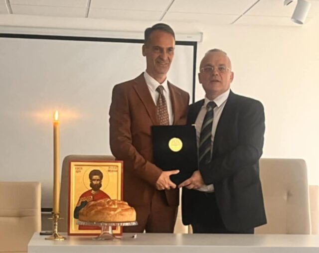 Milan Petrović i prof. dr Predrag Cvetković Milan Petrović i prof. dr Predrag Cvetković