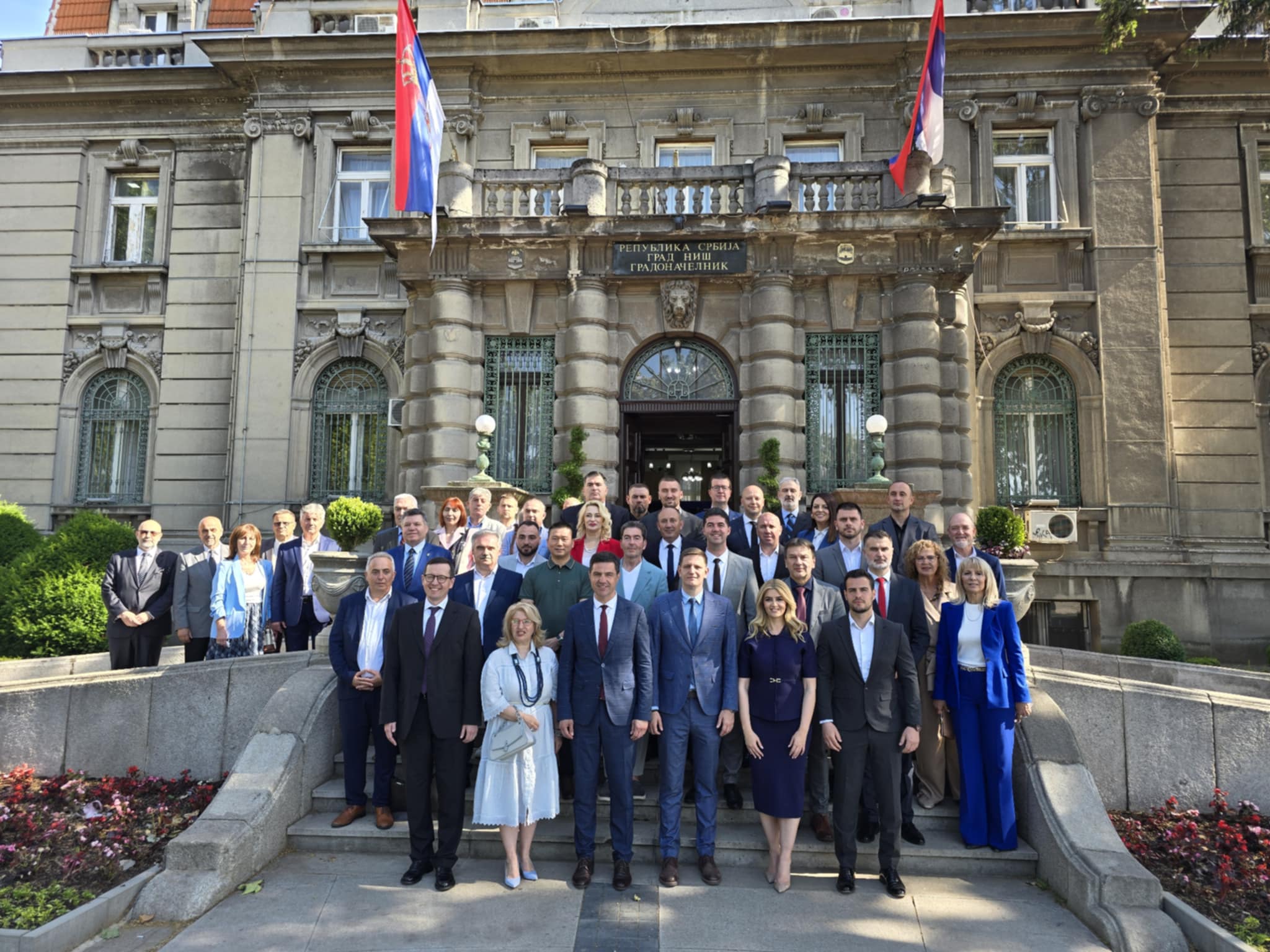 Prijem delegacija u gradskoj kući