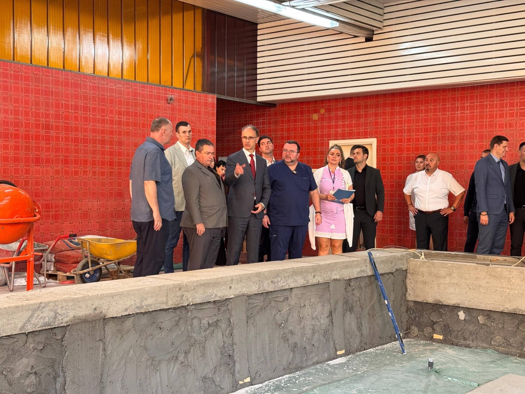 Ulaganje i renoviranje bazena za rehabilitaciju u Institutu Niška Banja