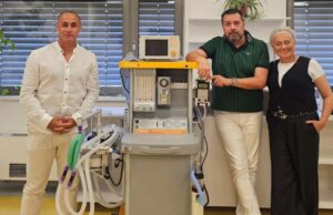 Humanitarac Marko Nikolić i NURDOR donirali aparat za anesteziju Kliničkom centru Humanitarac Marko Nikolić i NURDOR