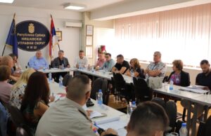 Zasedao Okružni štab za vanredne situacije zbog požara i nestašice vode Okružni štab za vanredne situacije