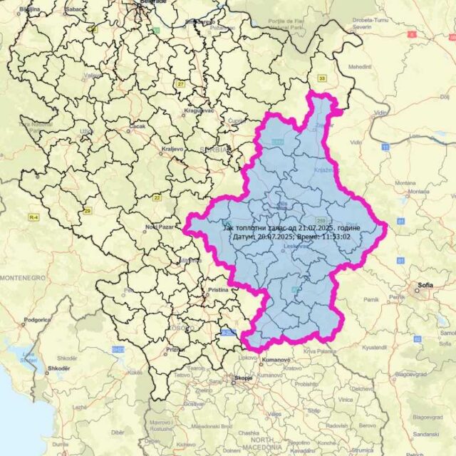 Toplotni talas Niš i okolina Toplotni talas Niš i okolina